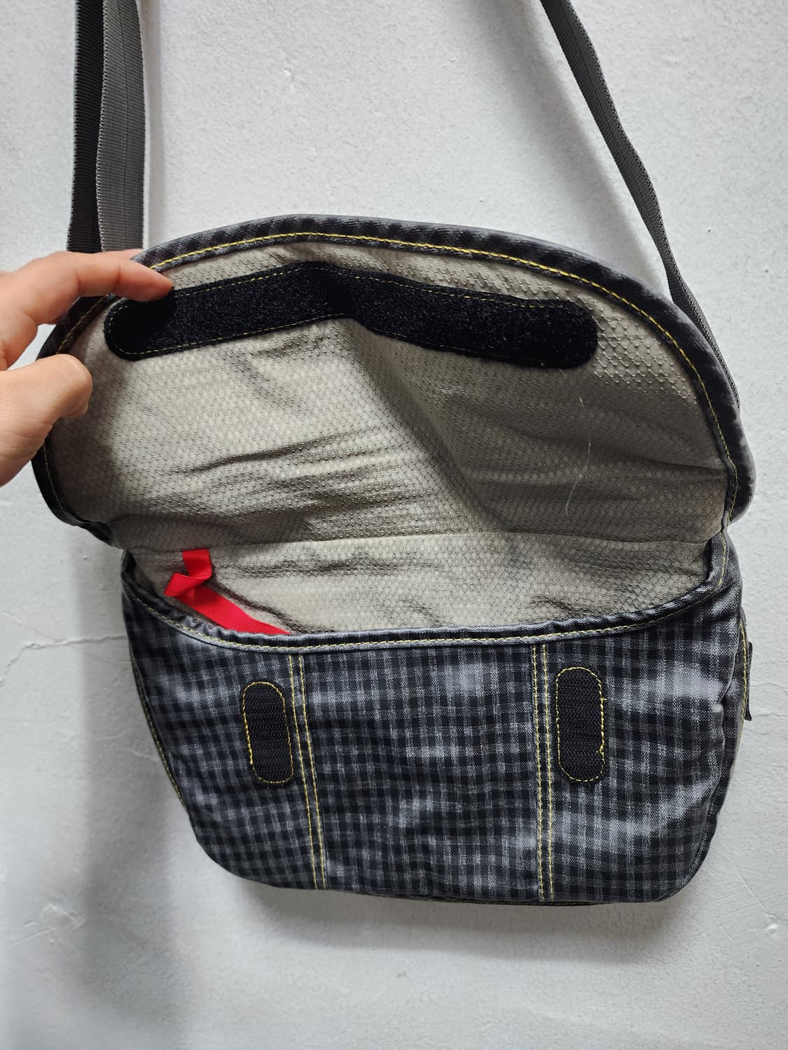 팀벅2 체크 방수 크로스백 상품이미지4