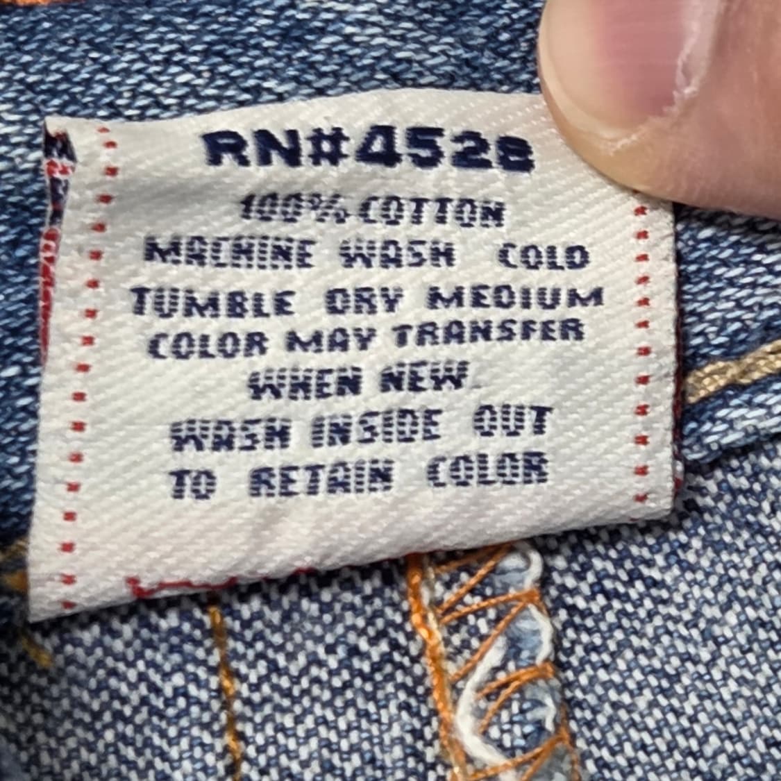 True Religion 트루릴리전 오리엔탈 자수 데님 미니 스커트 상품이미지5