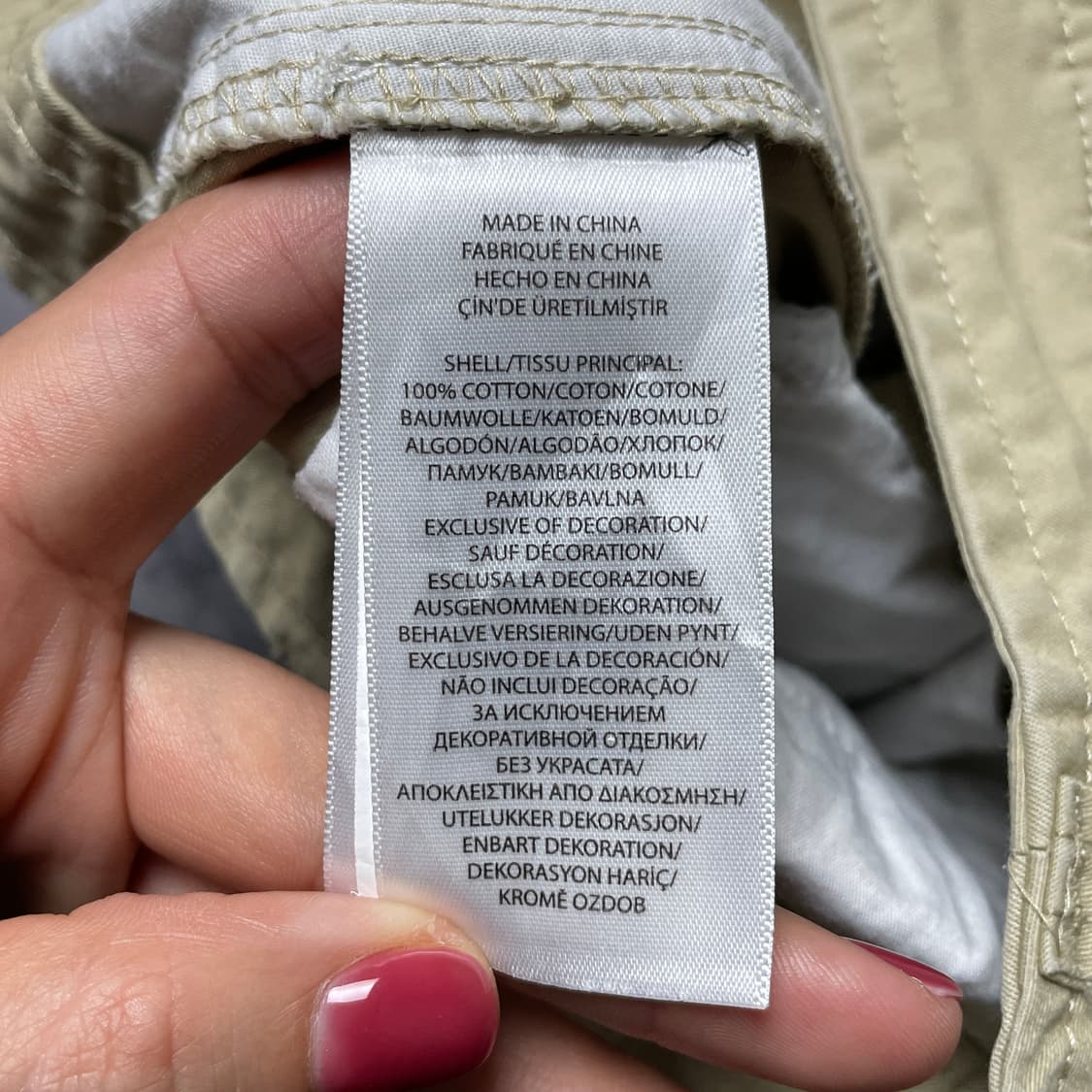 RALPH LAUREN 랄프로렌 빈티지 베이지 카고 하프팬츠 A00993 상품이미지10