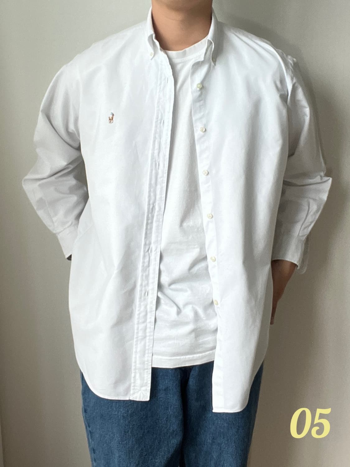 폴로 랄프로렌 화이트 셔츠 상품이미지8