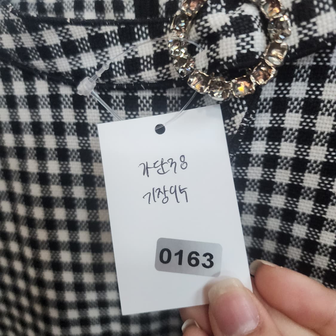 린KL 체크 롱 원피스 상품이미지8