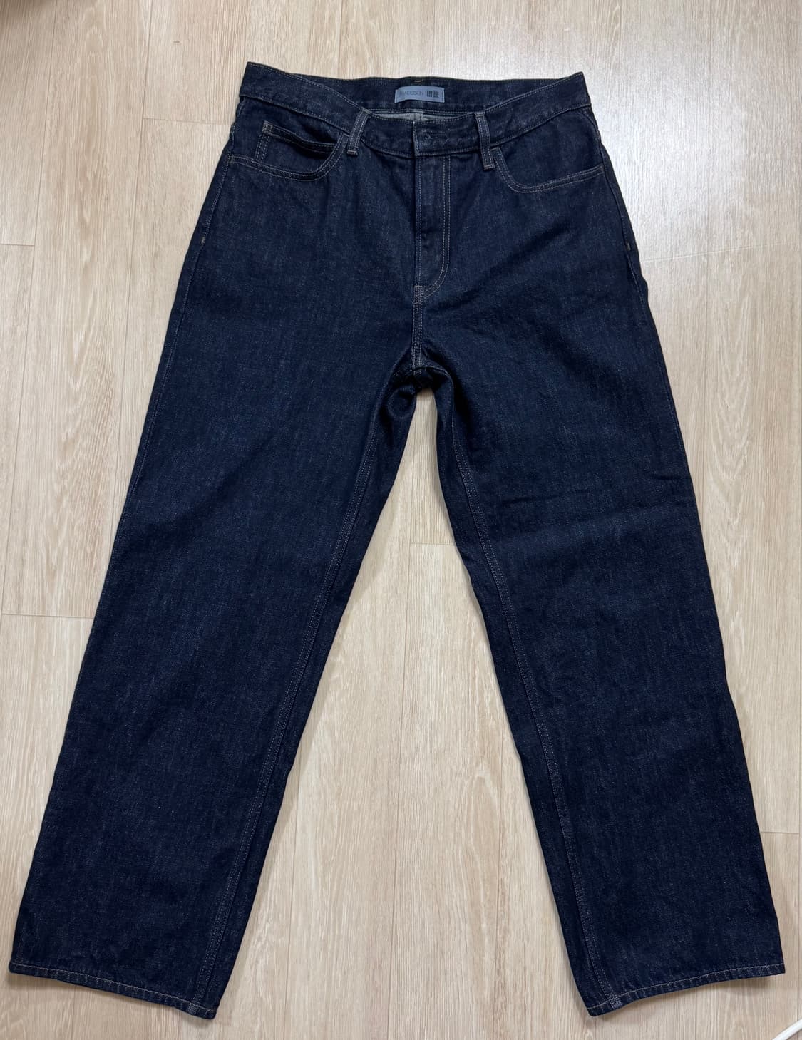 유니클로 JWA 스트레이트진 68 BLUE  상품이미지1