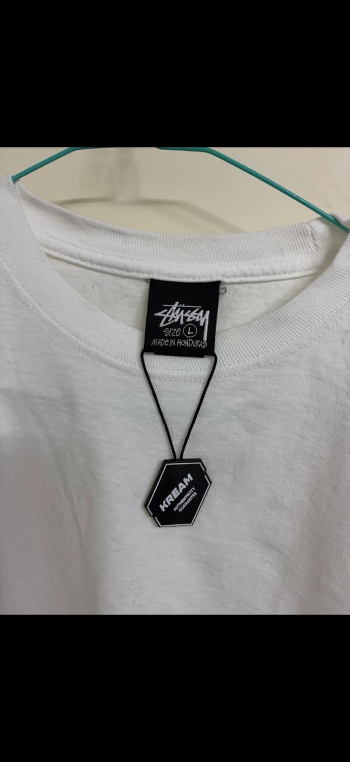 스투시 부아나 스탁 티셔츠 화이트 상품이미지2