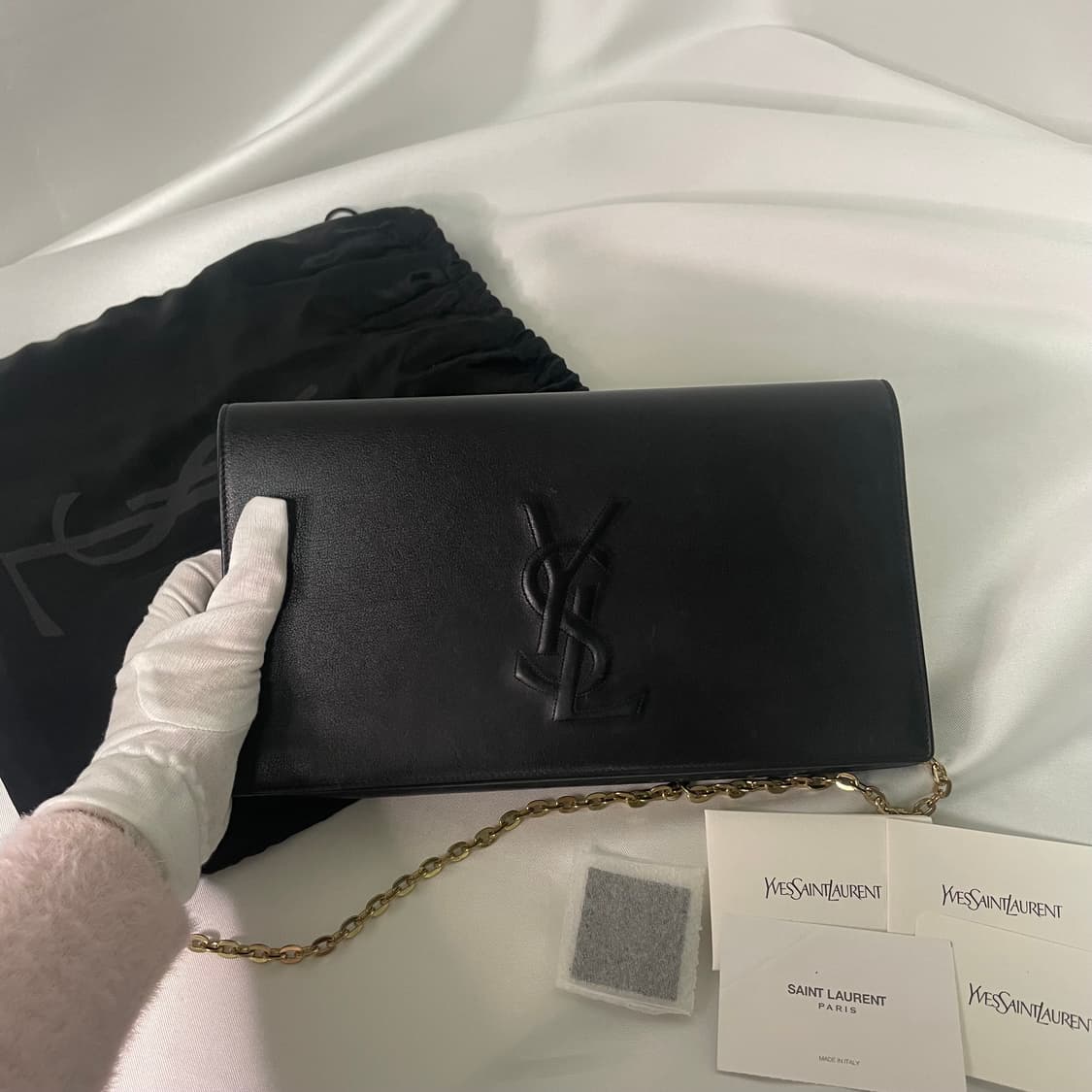 입생로랑 벨드쥬르 클러치백 상품이미지3