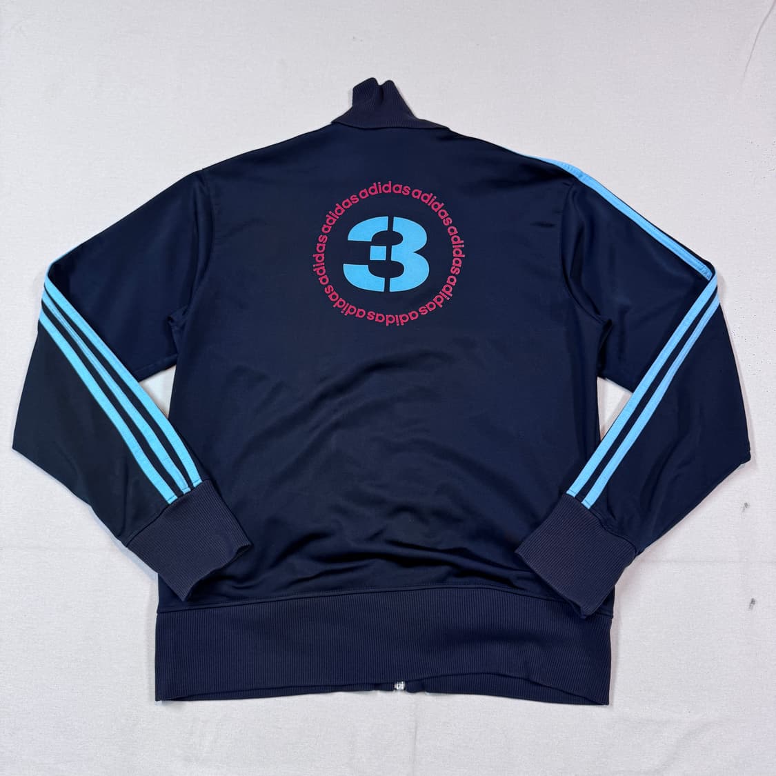 105) 아디다스 패치로고 삼선 져지 트랙탑 집업 상품이미지6