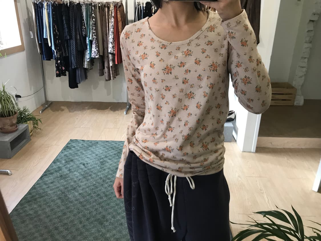 Vintage flower T 상품이미지5