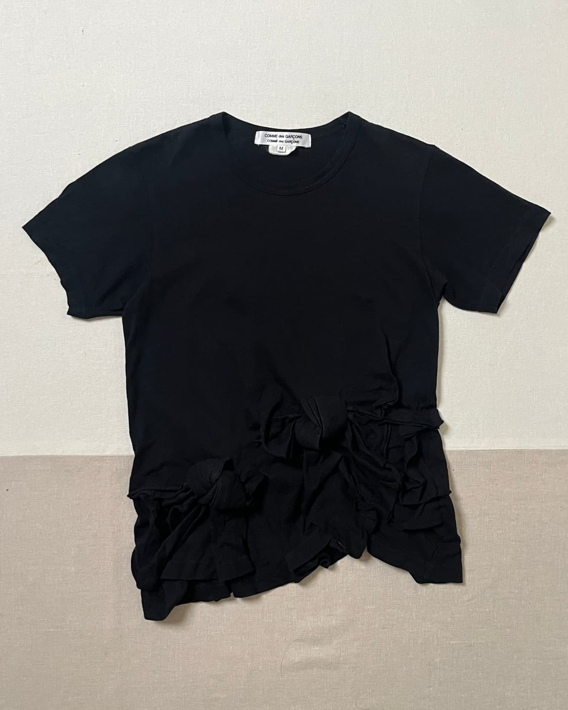 꼼데가르송 매듭디테일 티셔츠 comme des garcons 상품이미지1