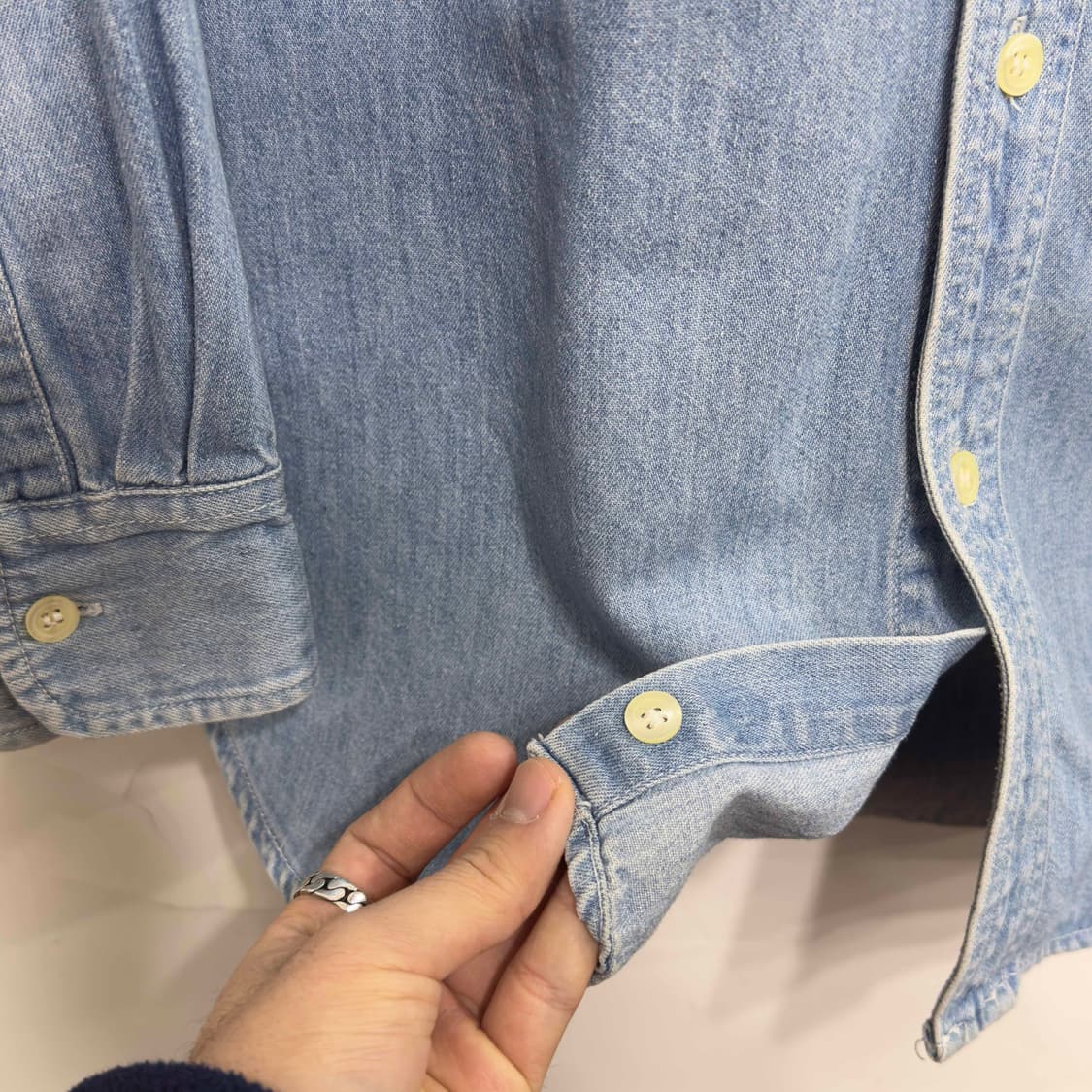 플래닛 할리우드 데님 긴팔 셔츠 USA 상품이미지4