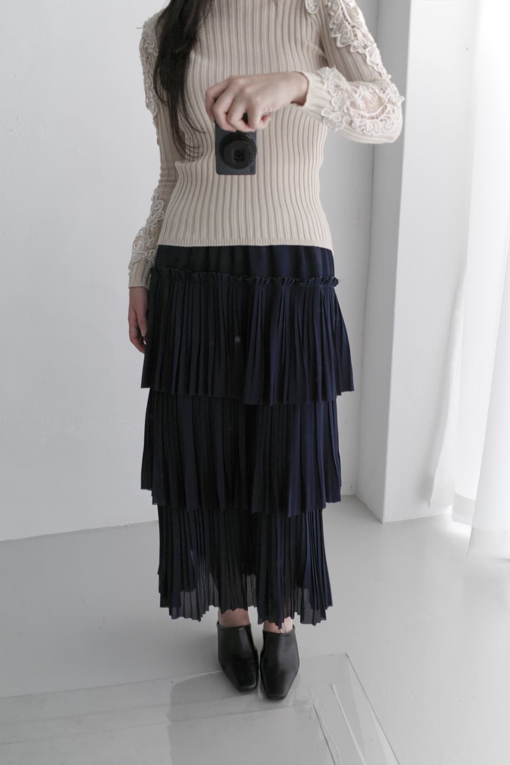 pleats cancan skirt 상품이미지4