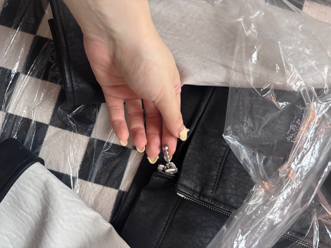 Pepperpepper 페퍼페퍼 제니 레더 자켓 (상태 최상) 상품이미지10