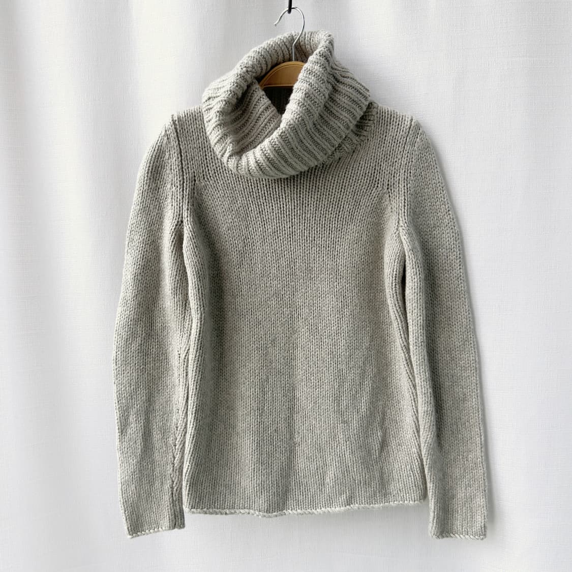 헬무트랭 비스코스 알파카 혼방 터틀넥 니트 그레이 000사이즈 상품이미지1