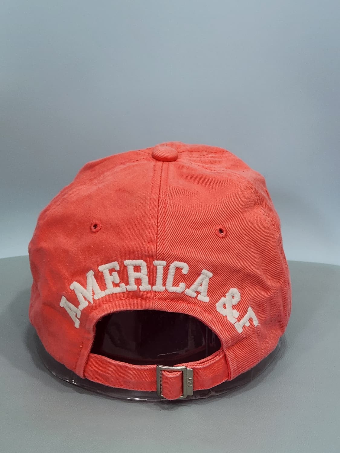 America &F 아메리카앤에프 핑크색 볼캡 모자 vintage 상품이미지4