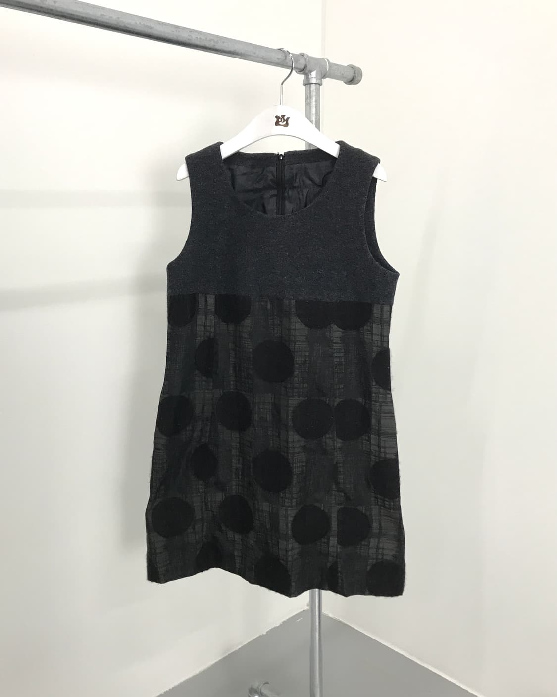 Jpn Sleeveless Big Dotted Midi Onepiece 상품이미지4
