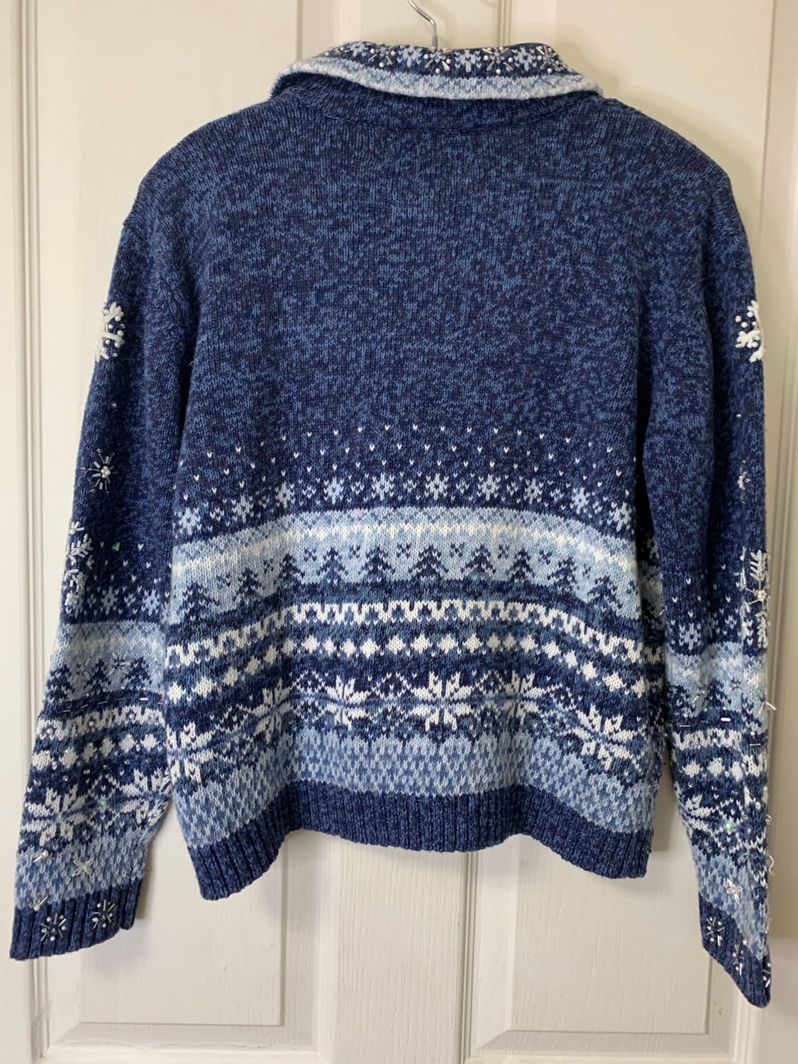 Tiara 티아라 크리스마스 눈꽃 가디건 상품이미지3