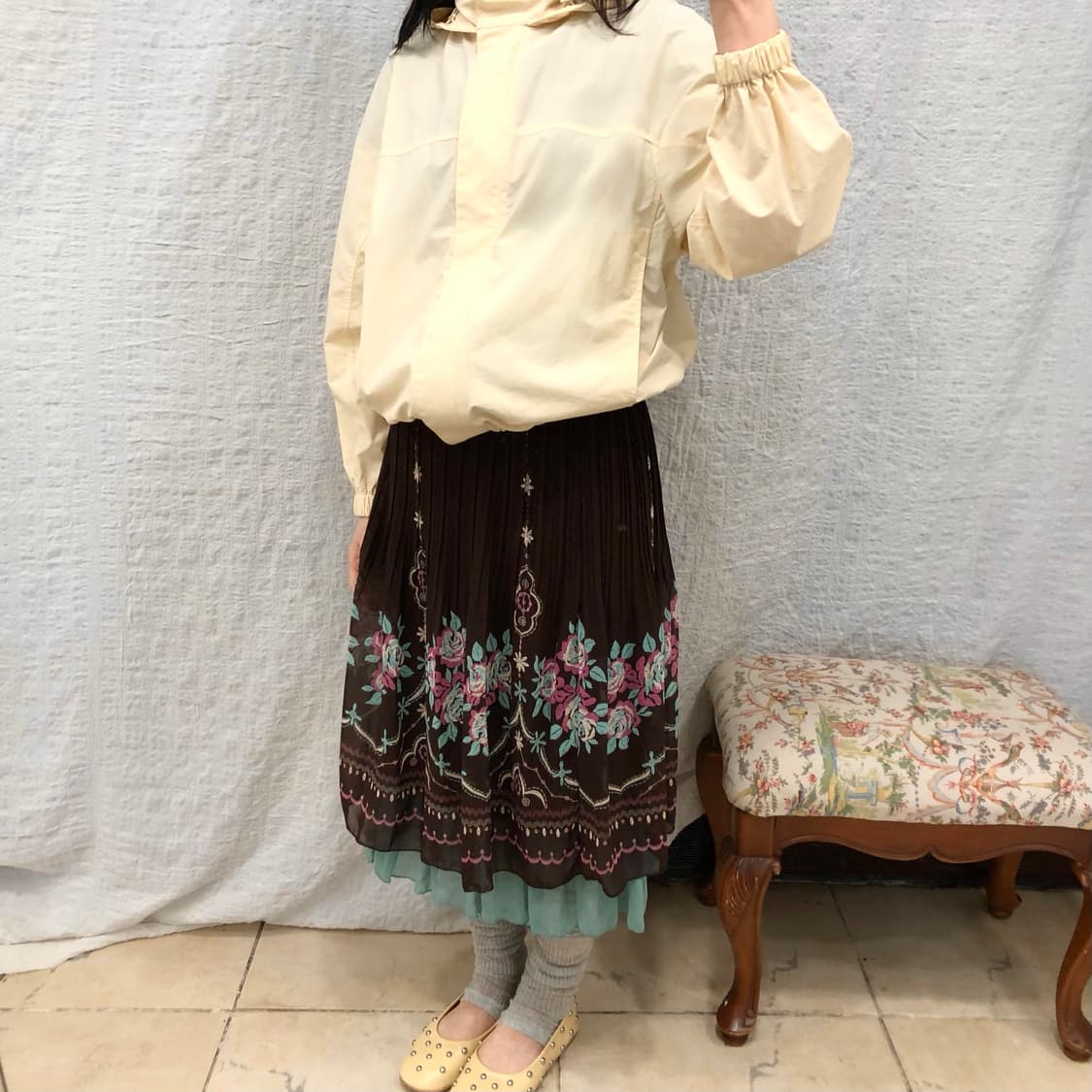 유니클로 윈드블럭스탠드블루종 바람막이 상품이미지4