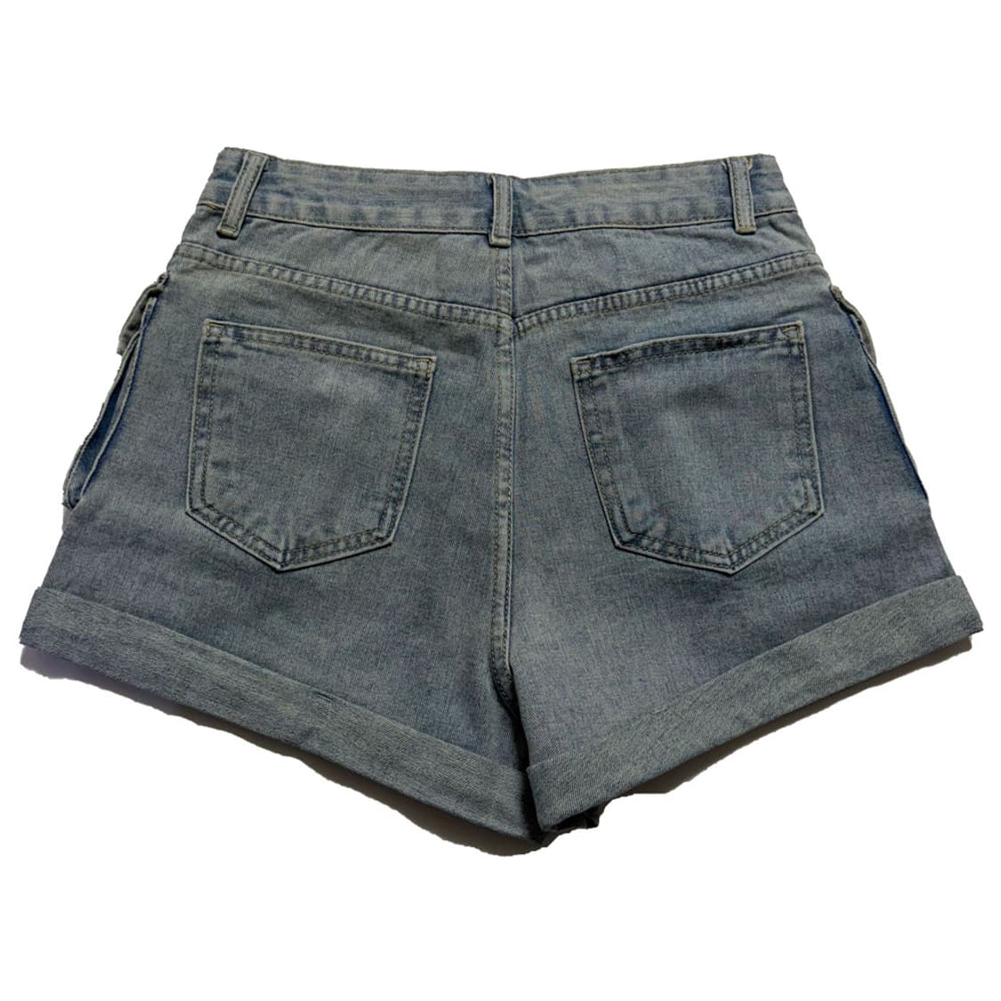 새상품 여자 카고 데님팬츠 (중청) 상품이미지2