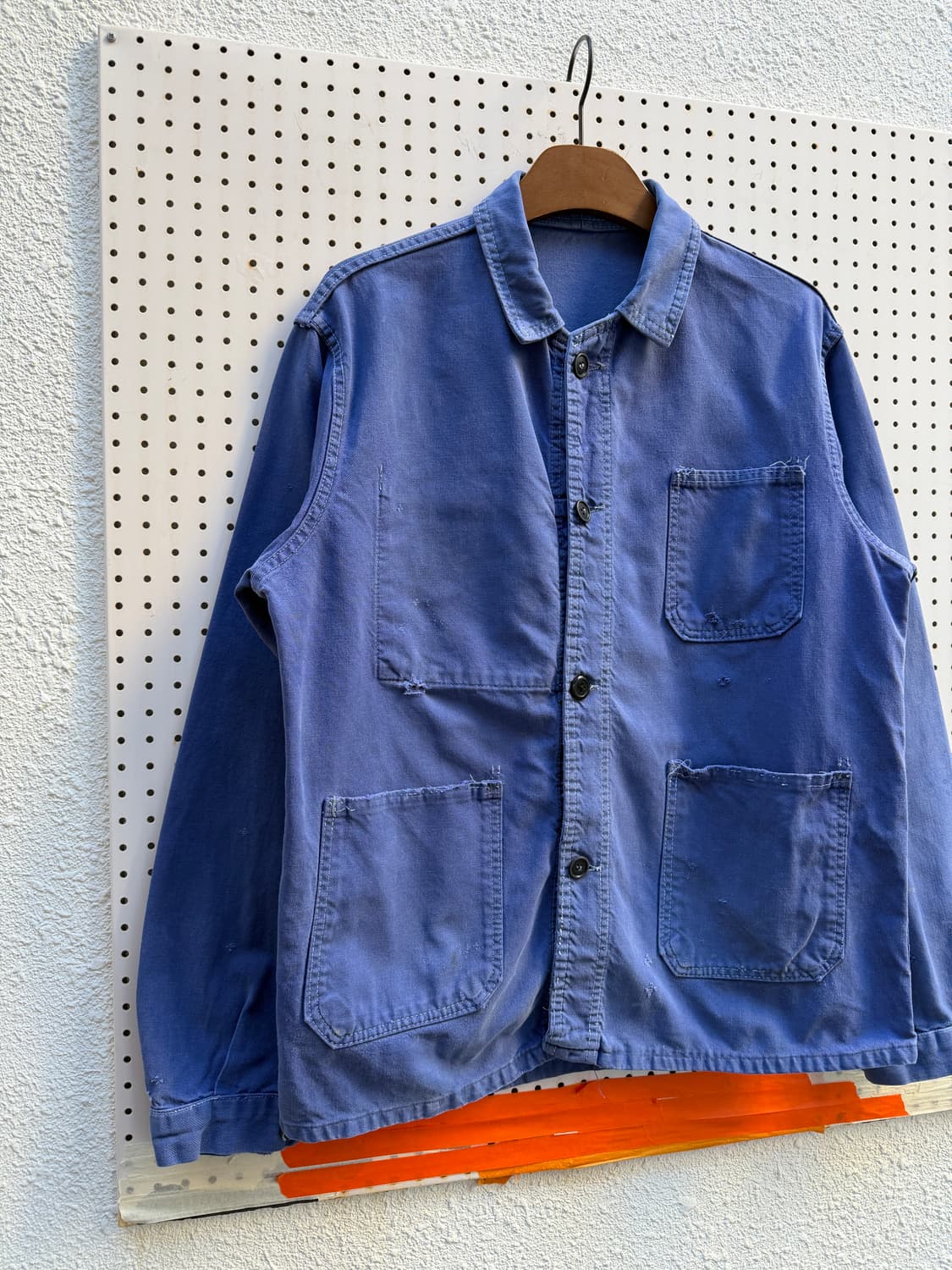 OLD VINTAGE FADED PURPLE BLUE 프렌치워크자켓 상품이미지3