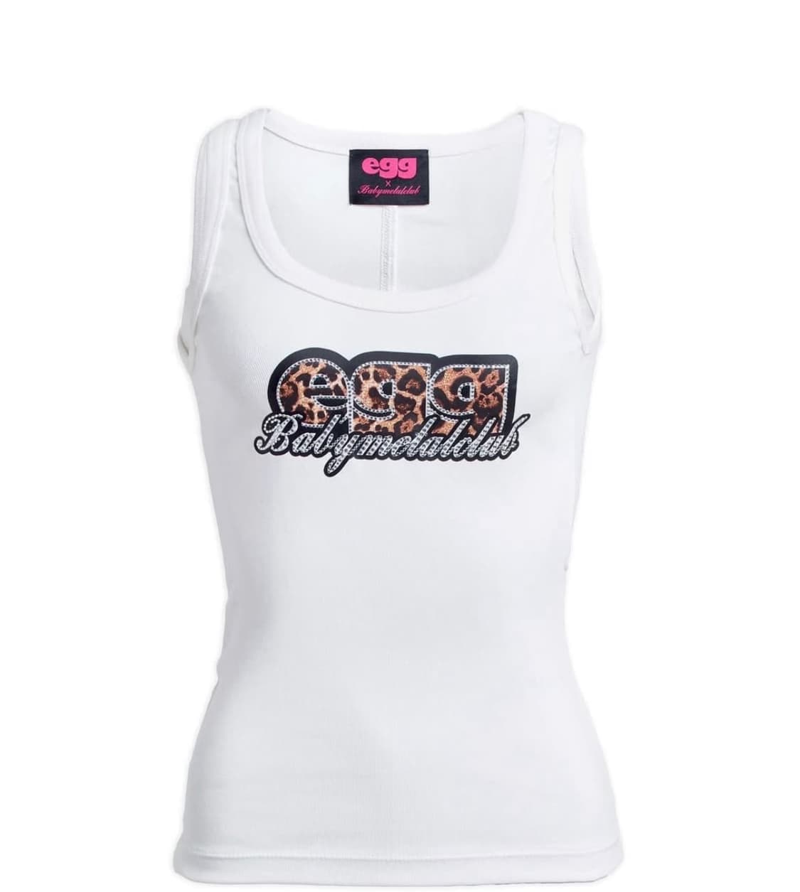 베이비메탈클럽 에그 콜라보 슬리브리스 화이트 상품이미지1