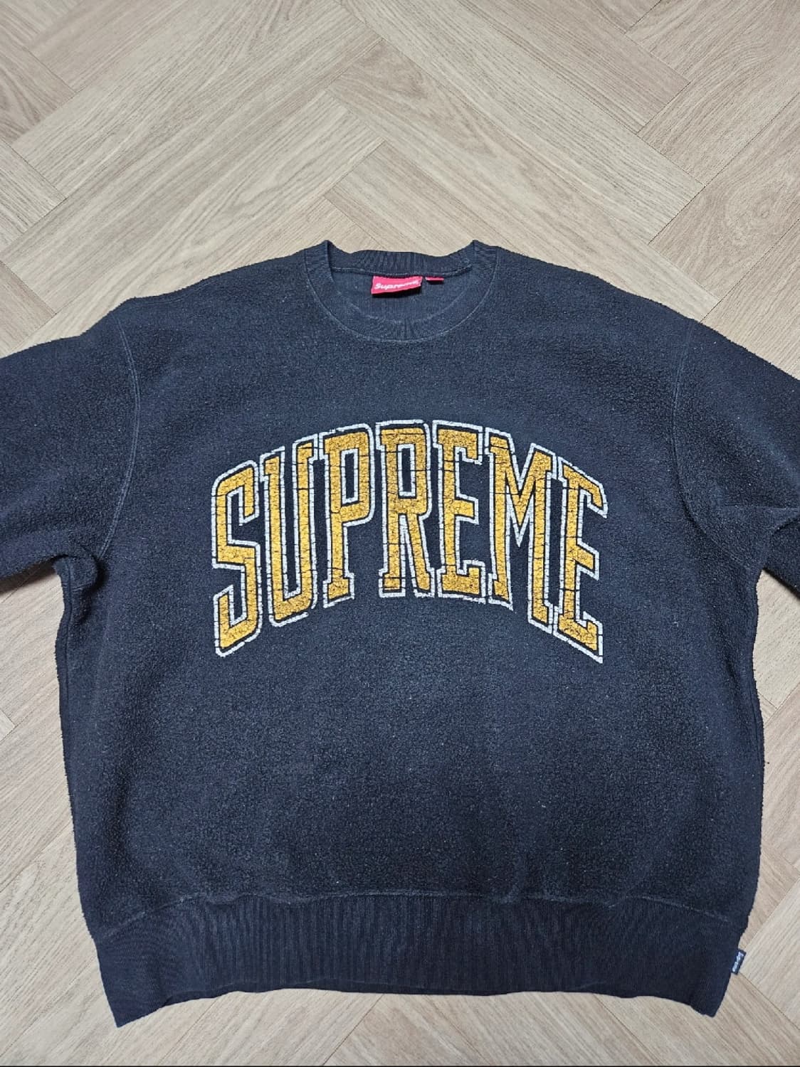 슈프림 인사이드 아웃 크루넥 블랙 L 상품이미지1