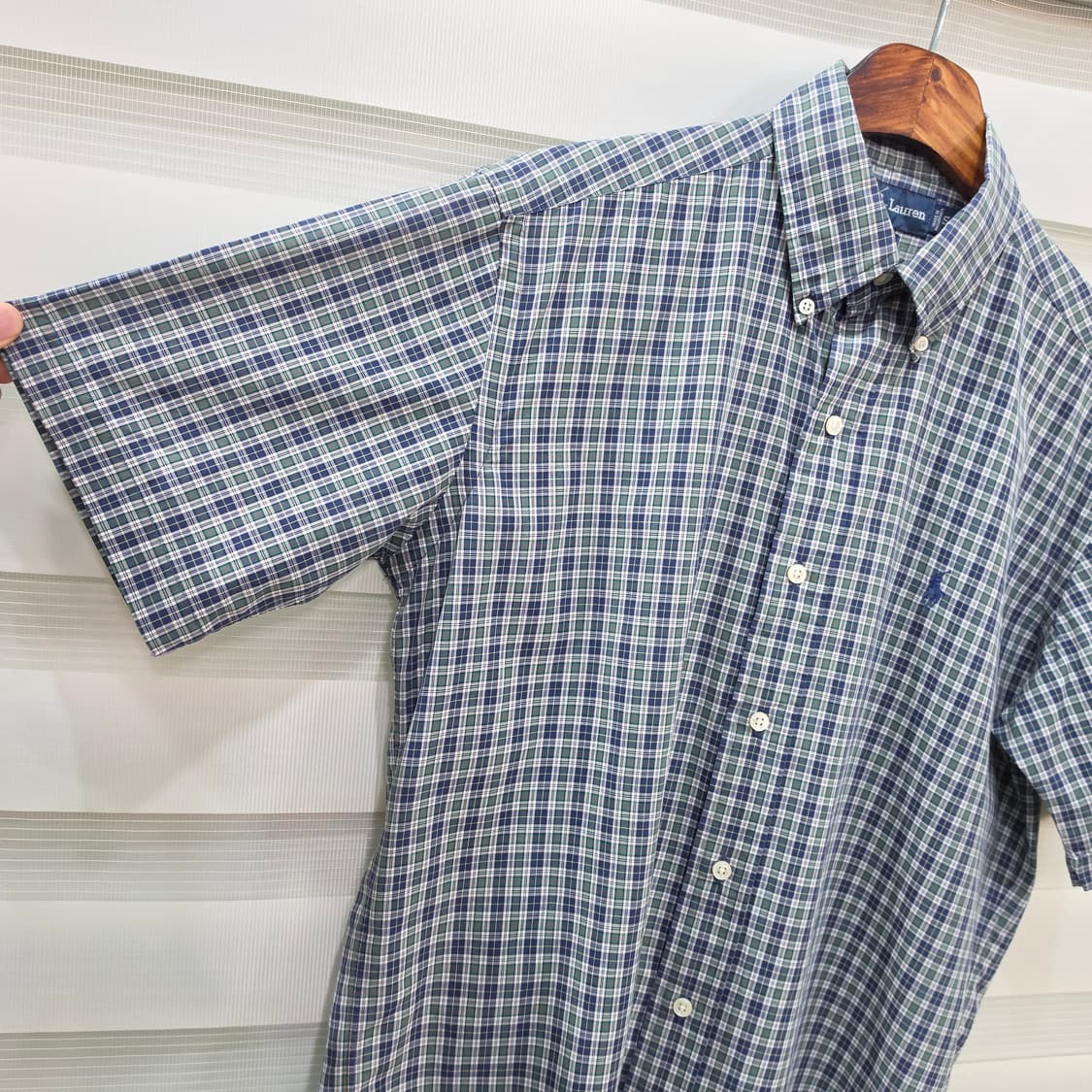 랄프로렌 반팔 체크셔츠- S 상품이미지4
