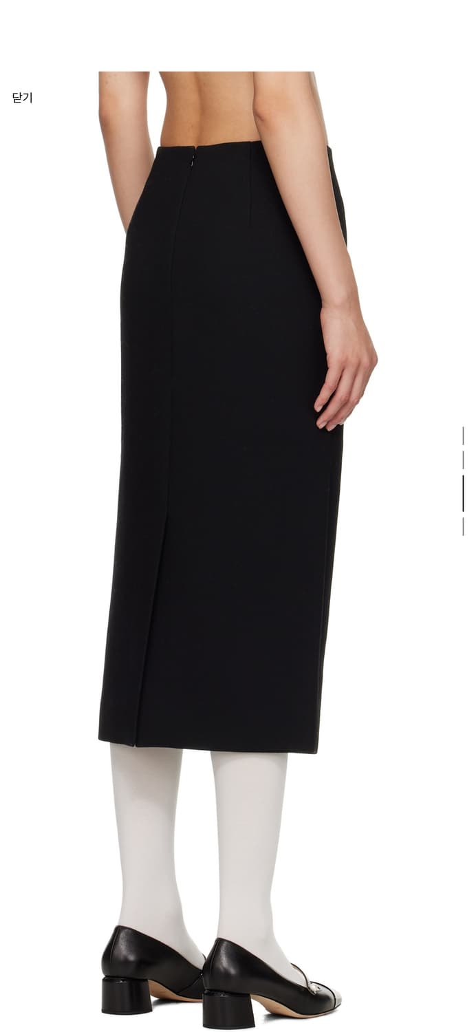 SHUSHU/TONG 블랙 미디 스커트 상품이미지3