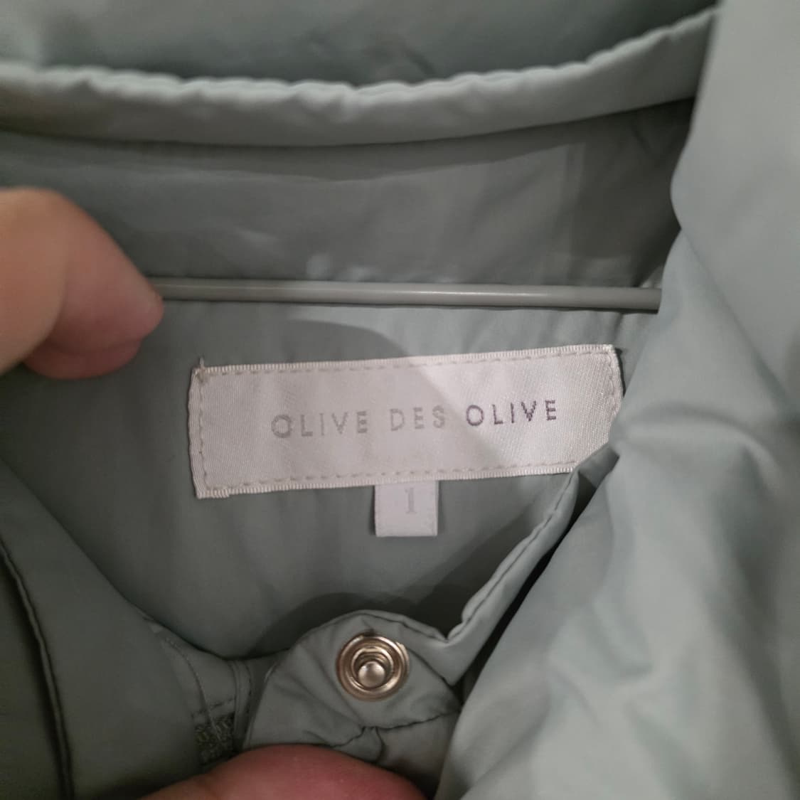 올리브데스올리브 민트 숏패딩 상품이미지5