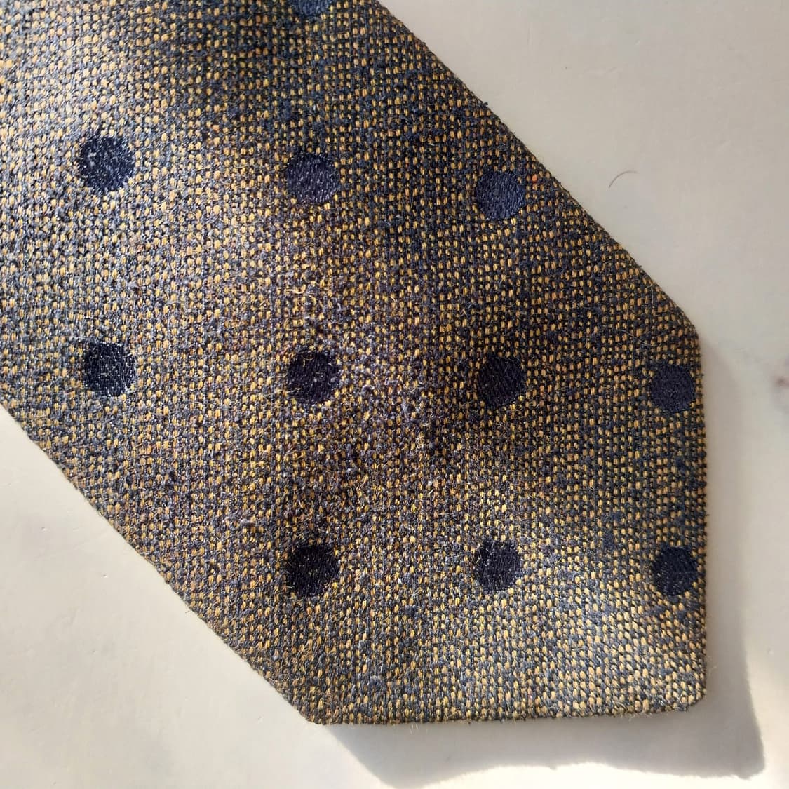 마시모두띠 실크 브라운 도트 슬림 넥타이 7.5cm A+등급 K1752
 상품이미지7