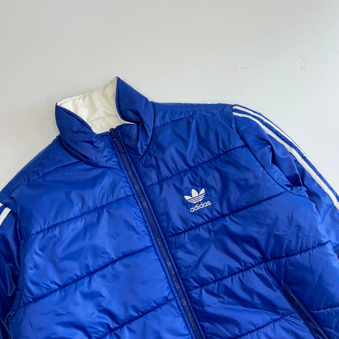 Adidas 아디다스 첼시FC 리버시블 파이어버드 블루 화이트 패딩 상품이미지5