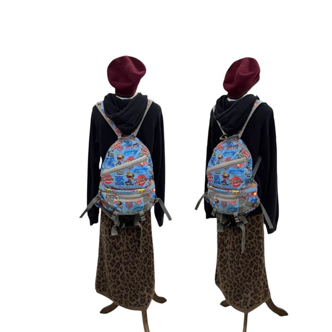 히스테릭글래머 2way 백팩 웨이스트백 블루 상품이미지8