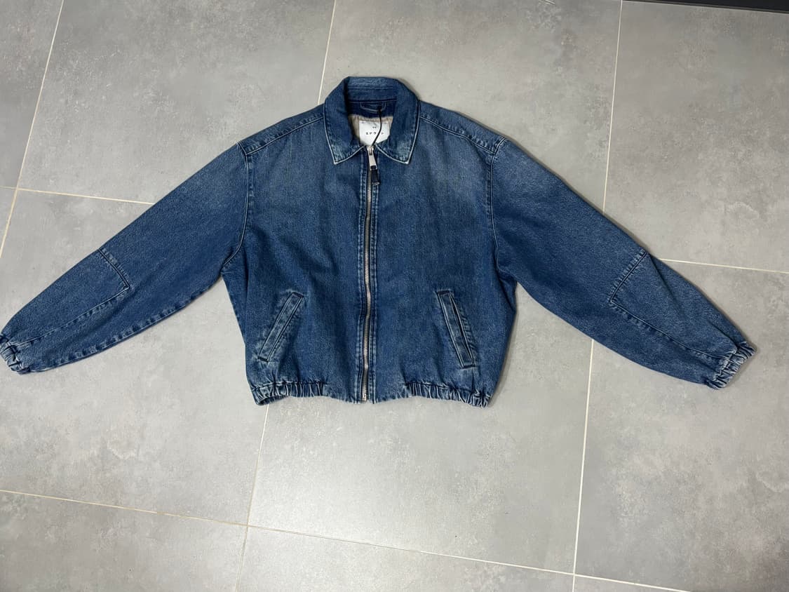 [S]유럽 에드윈 크롭 데님 봄버자켓 상품이미지2