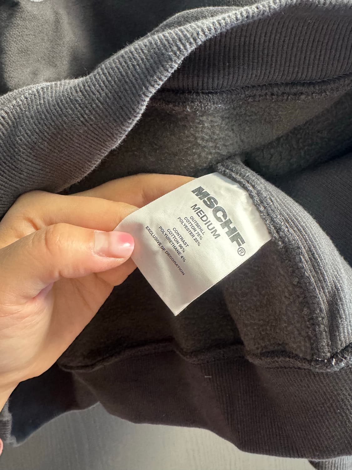 미스치프 차콜 후드 M  상품이미지3