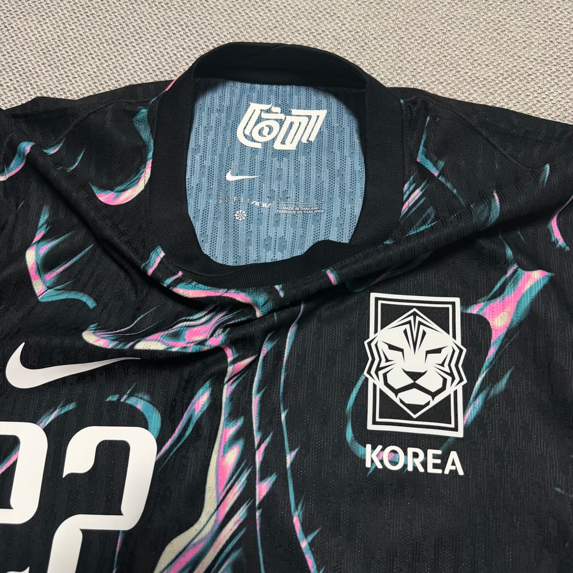 나이키 2024 대한민국 선수지급용 설영우 마킹 어웨이 유니폼 상품이미지2