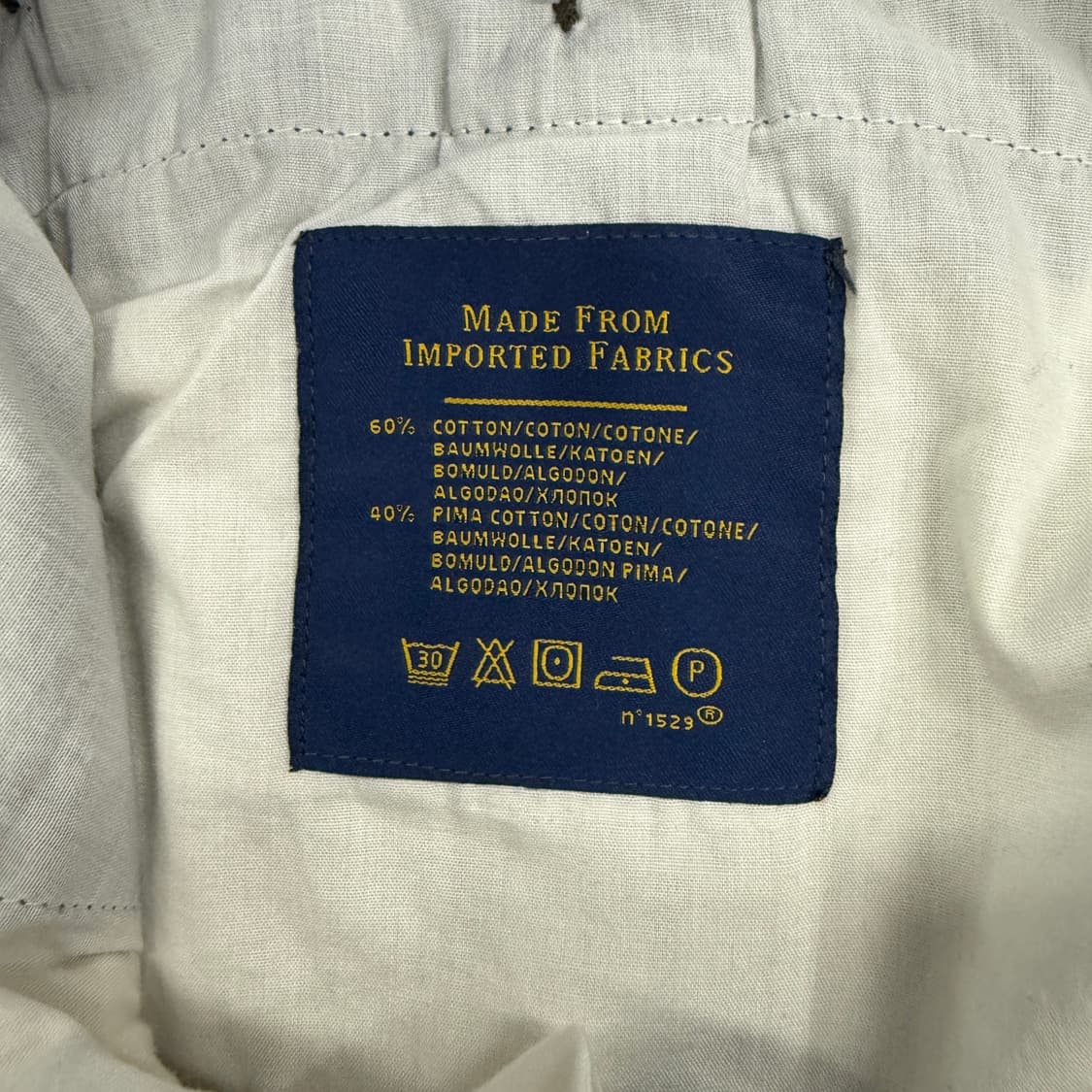 (32)폴로 랄프로렌 코튼 치노 반바지(네이비) 상품이미지3