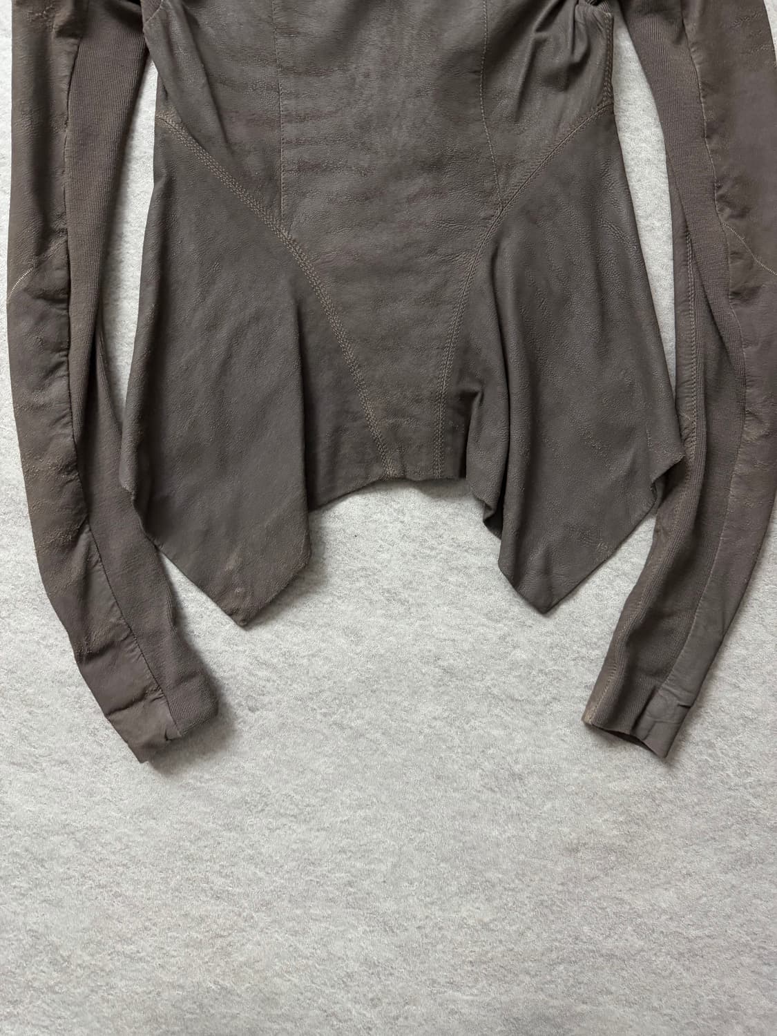 릭오웬스 하이넥 램스킨 자켓 상품이미지8