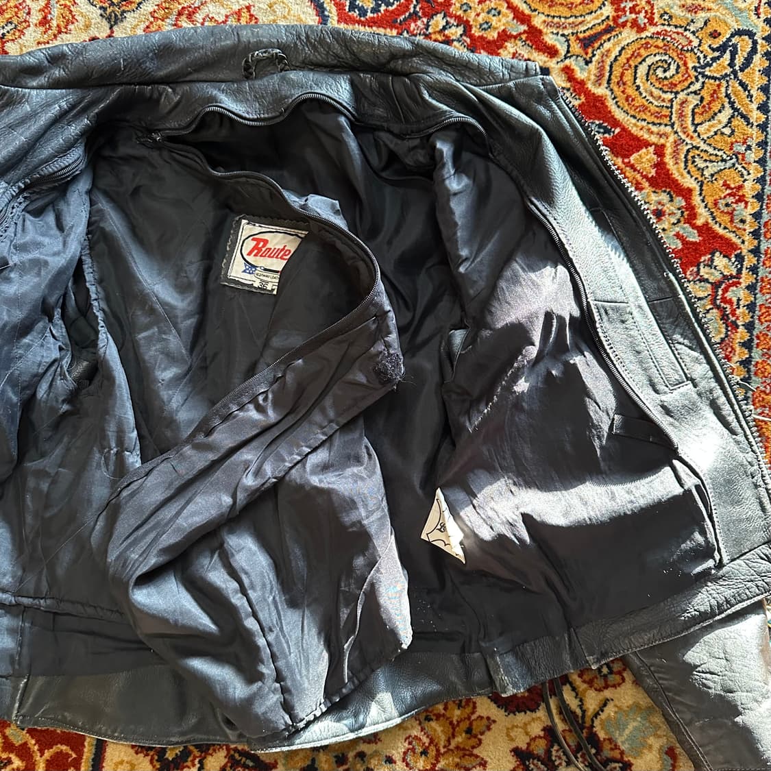 Route 66 '사우스웨스트 로즈' 비즈 프린지 라이더 자켓 (36) 상품이미지4