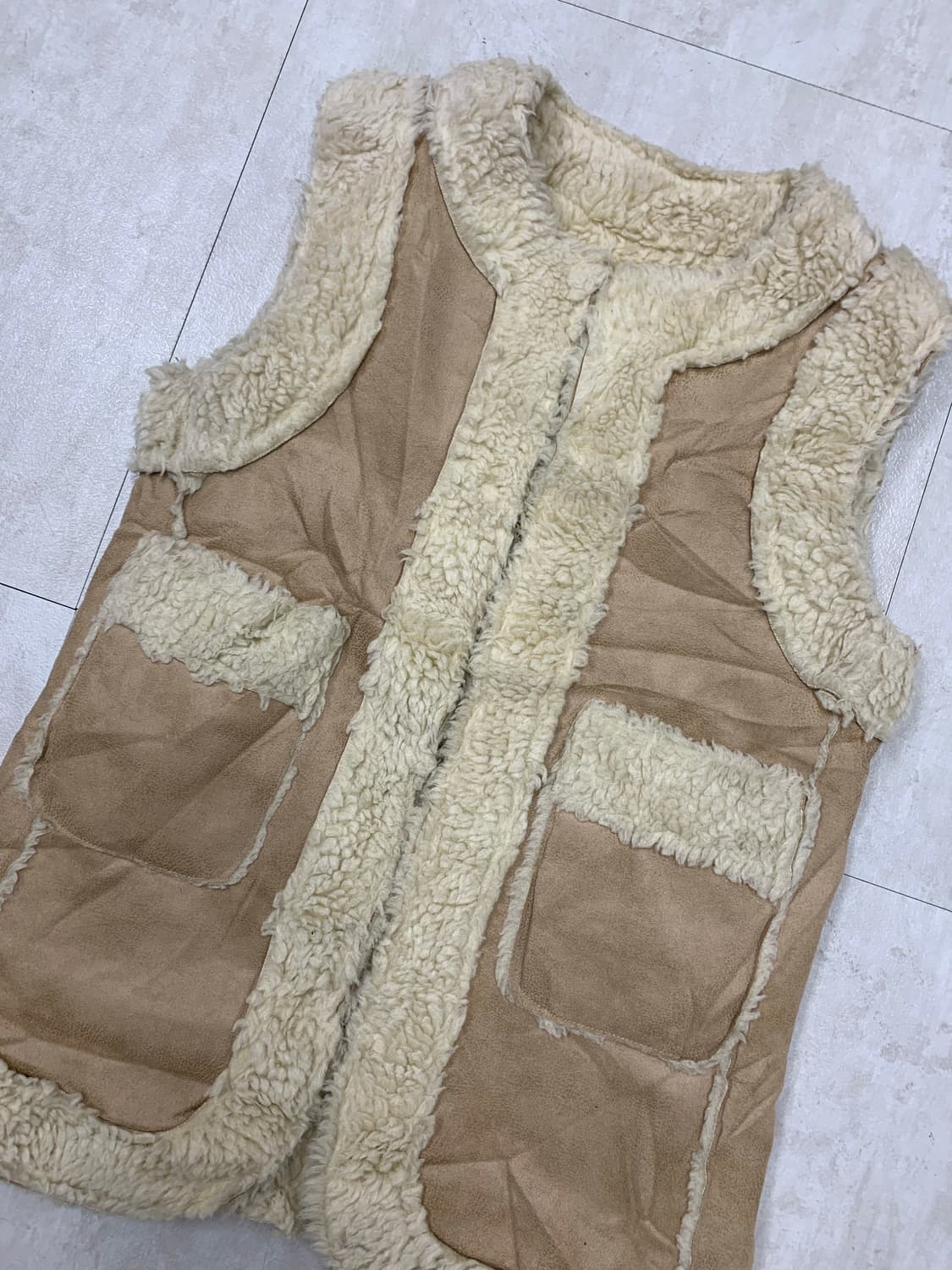 Yoalah 무스탕 베스트 #628 상품이미지2