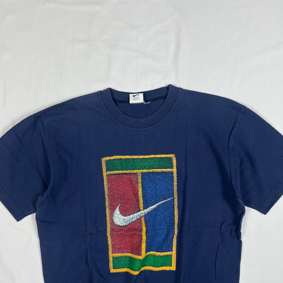 90‘s 나이키 nike 빅 테니스코트 스우시 반팔티셔츠 상품이미지2