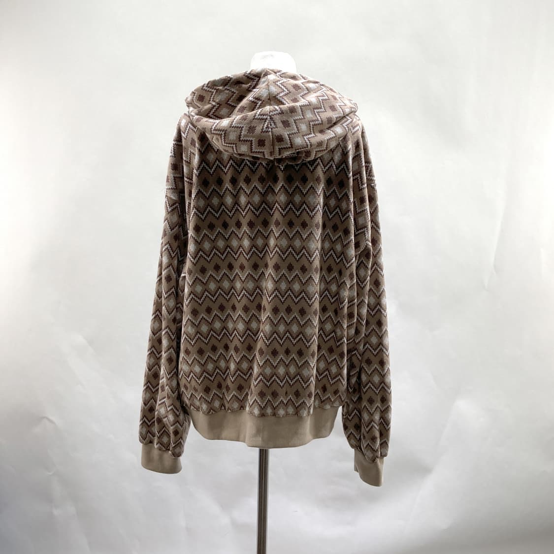 AONE 남성패턴 후드집업자켓 FREE 상품이미지3