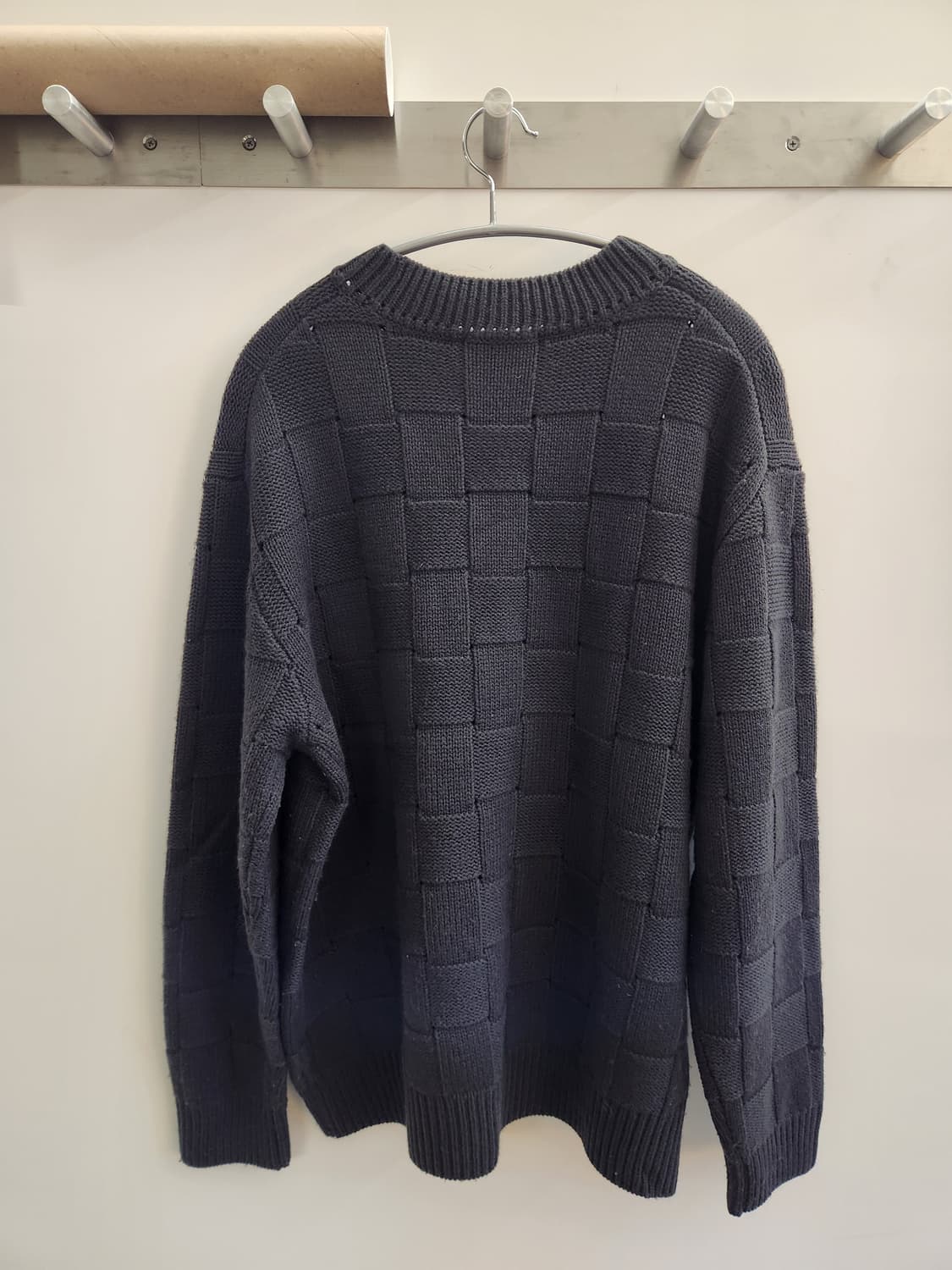 VAMBINO 체스 니트 상품이미지4