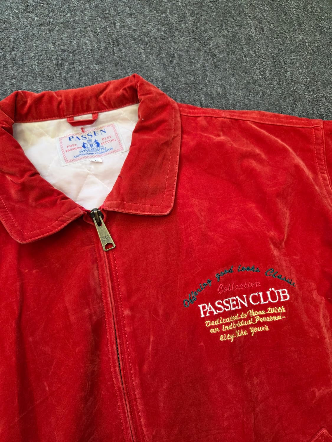 90's Passen 벨루어 자켓 상품이미지2