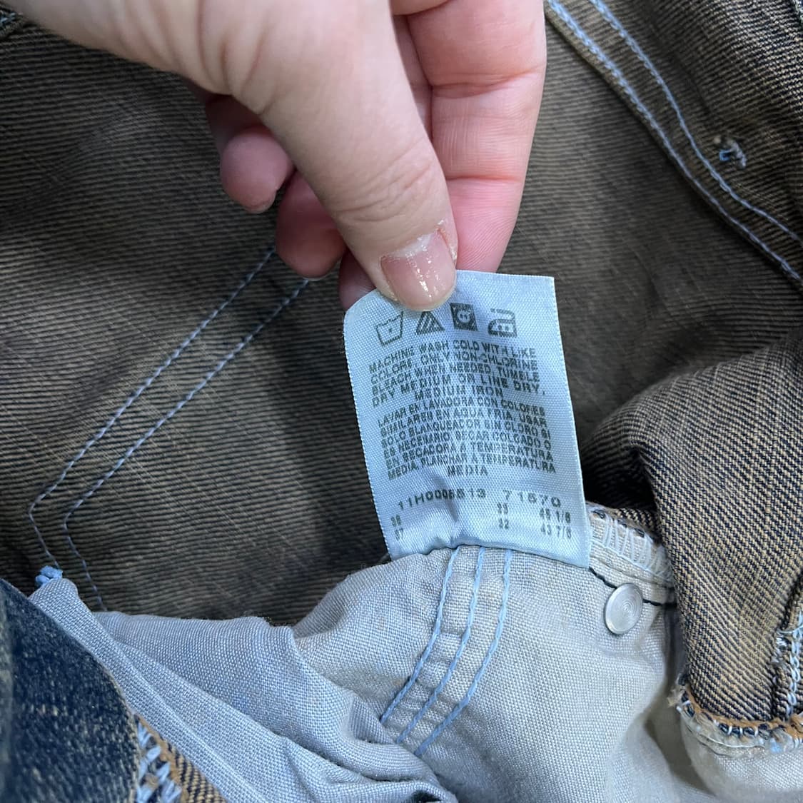 36 리 레귤러핏 데님 청바지 0330M 상품이미지3