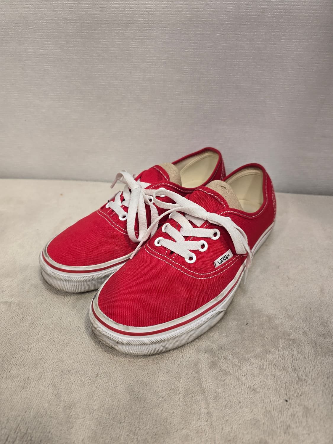 반스 어센틱 레드 스니커즈 240mm 상품이미지1