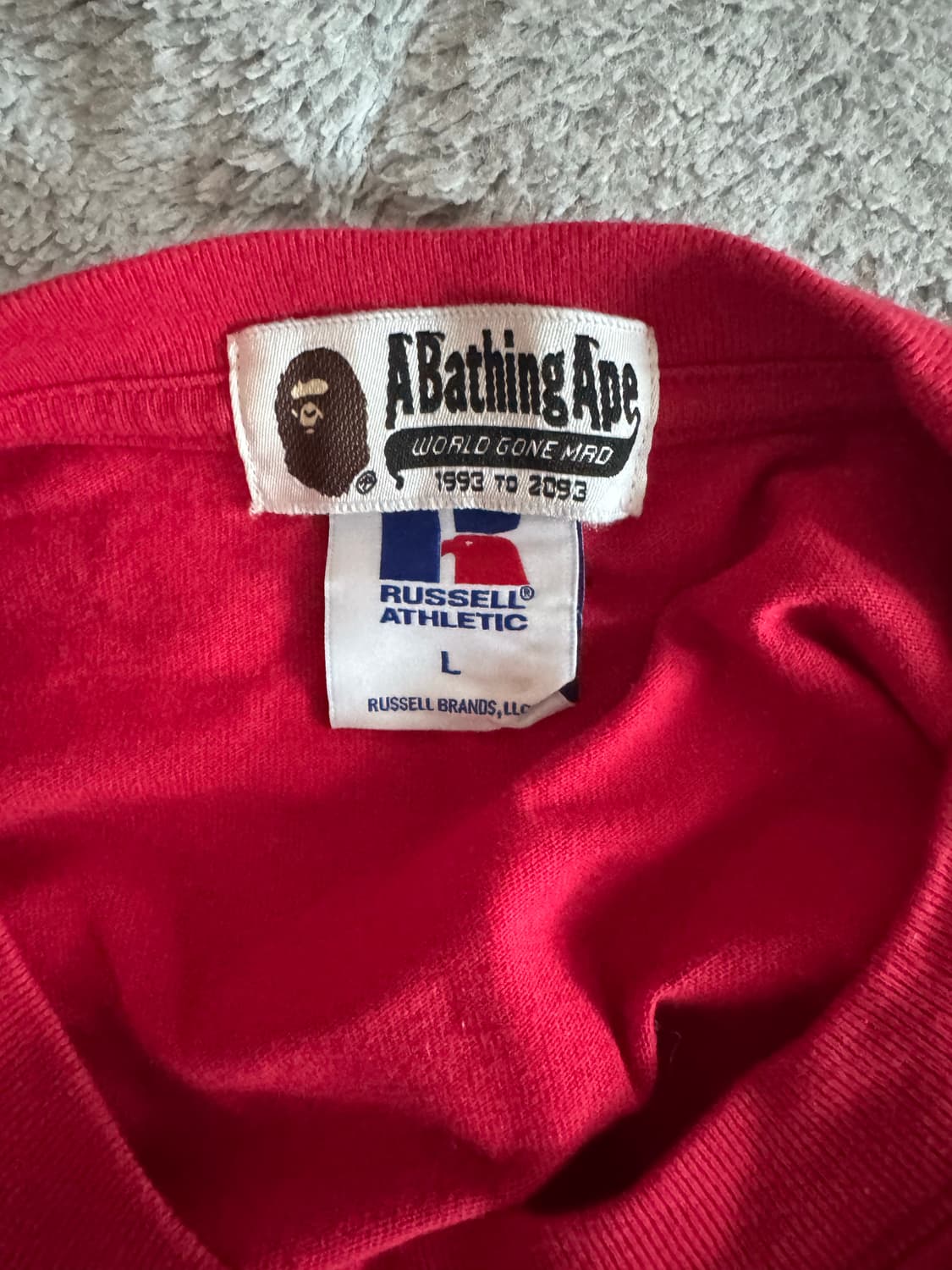 베이프 러셀 롱슬리브 상품이미지4