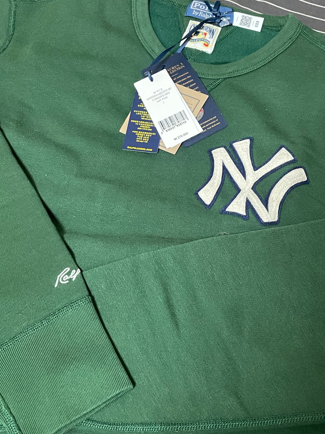 폴로 양키스 맨투맨 L 새상품 상품이미지2