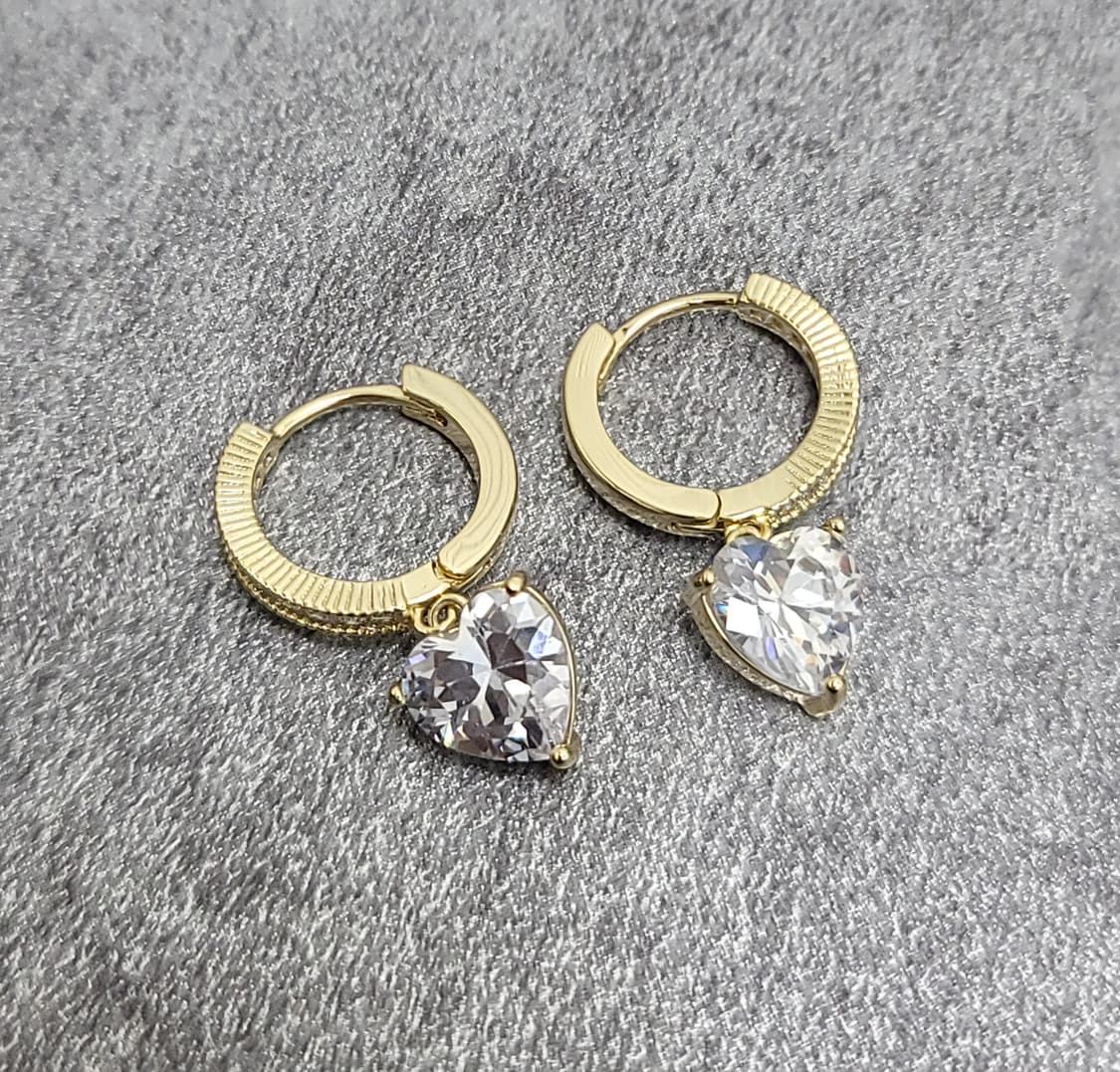 heart earrings 상품이미지3