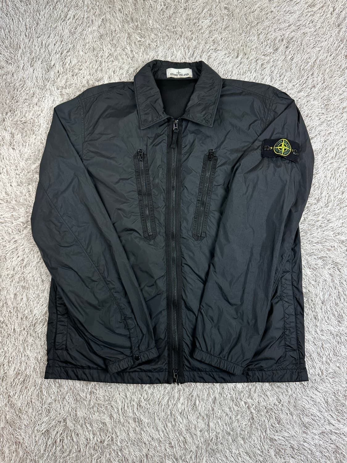 [L] 백화점판 정품 스톤아일랜드 21FW 크링클랩스 나일론 오버셔츠 상품이미지2