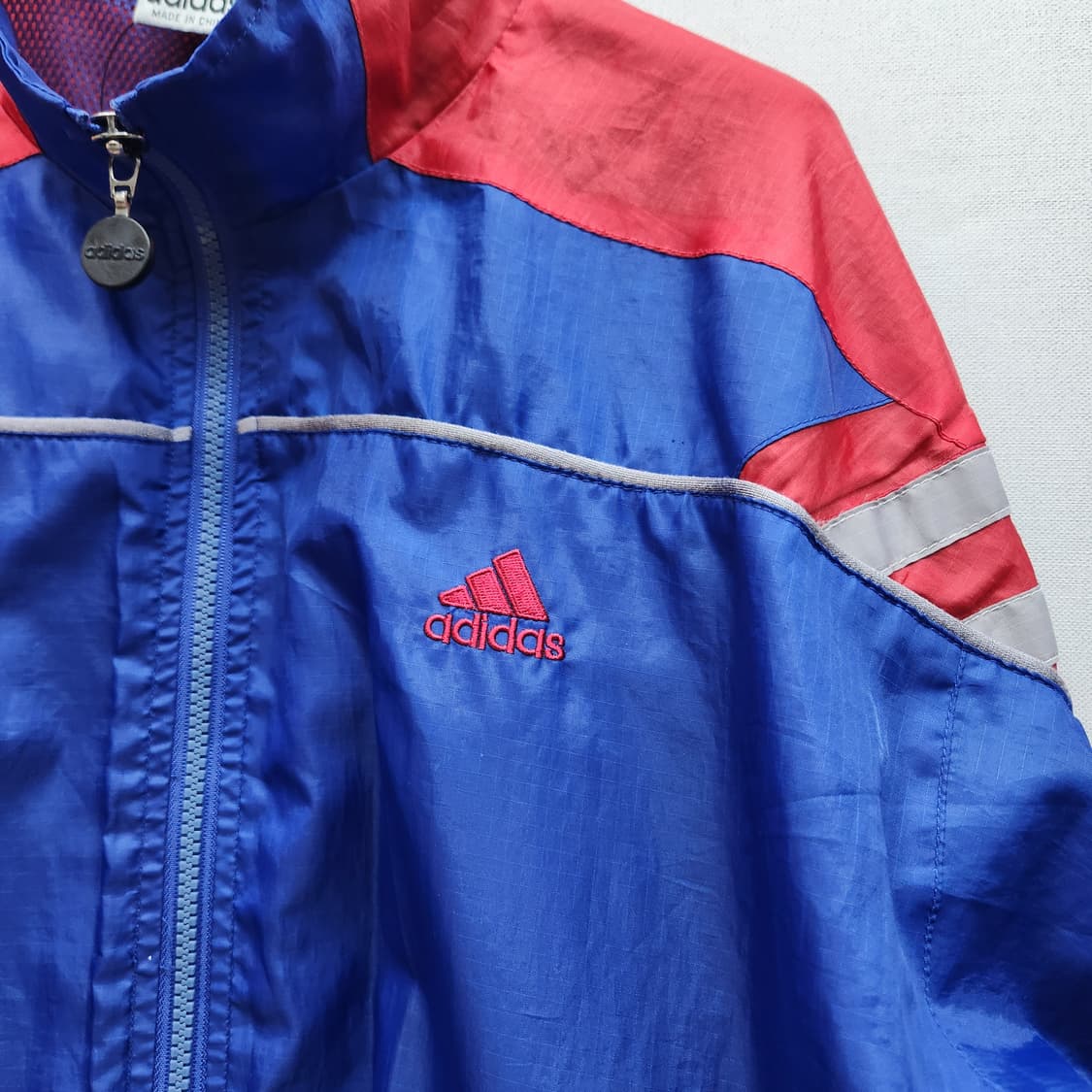 올드스쿨 아디다스 배색 바람막이 2XL 상품이미지2