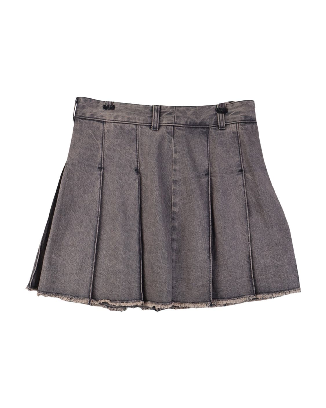Gu Pleated Denim Mini Skirts 상품이미지6