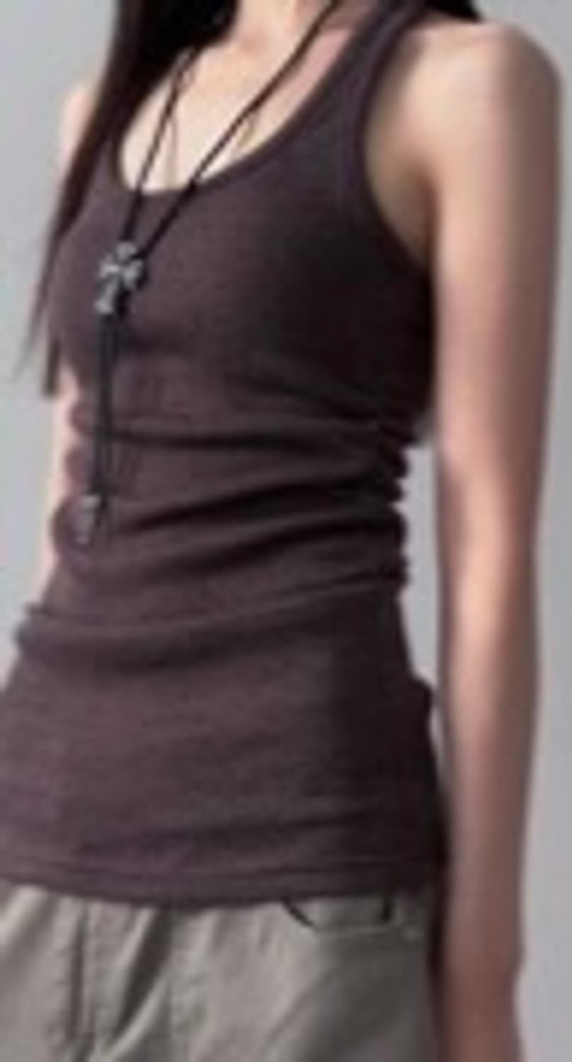 빈티지 브라운 나시 상품이미지3