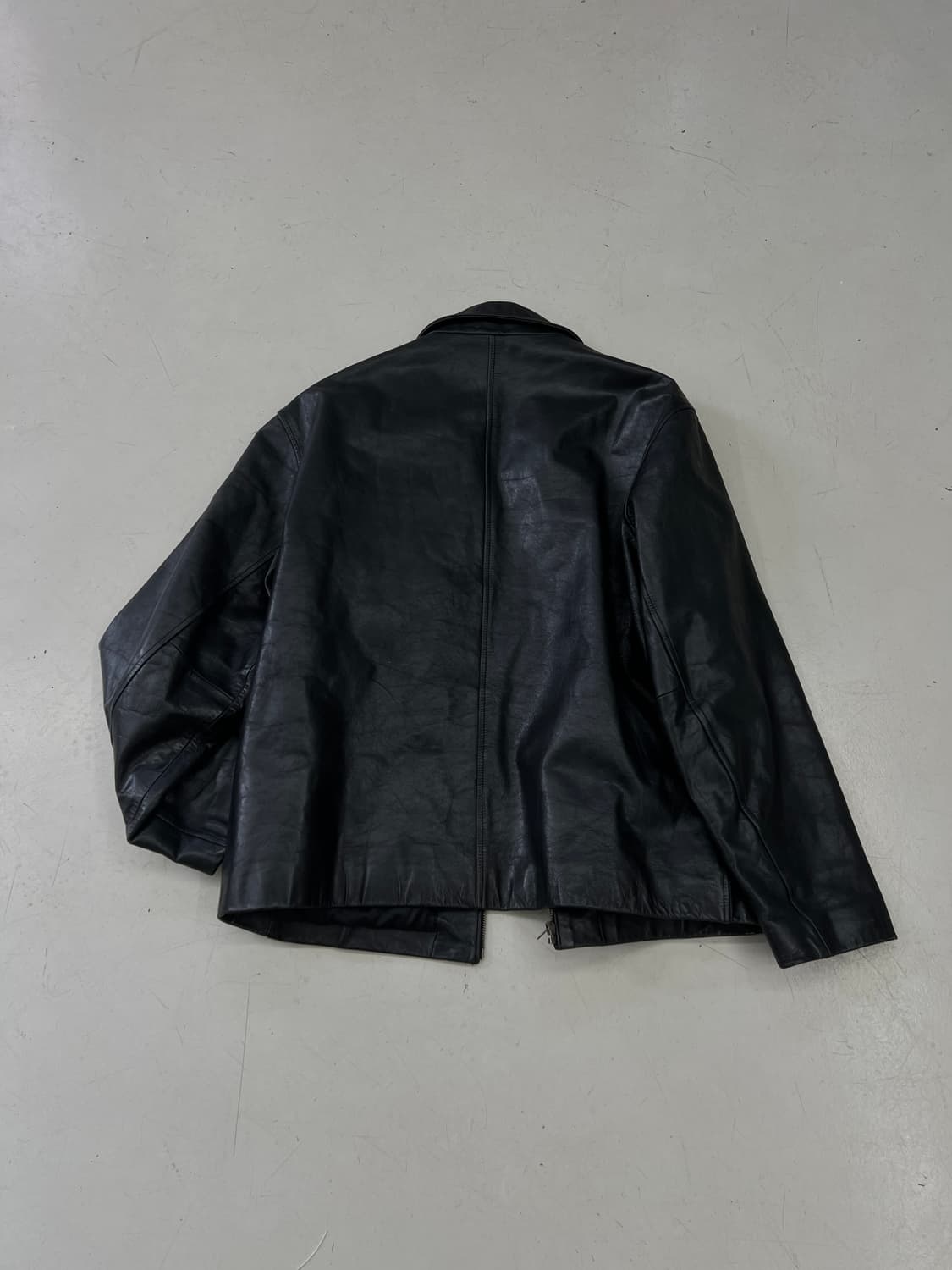 90s 올드 갭 레더 집업자켓 상품이미지8